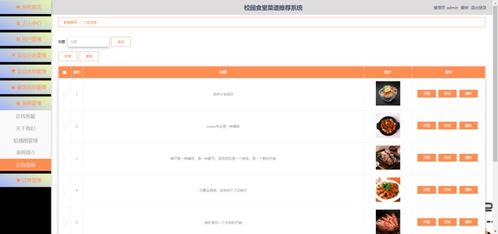 精品python基于网络爬虫的校园食堂菜谱推荐系统点餐订餐
